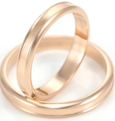 ALIANZAS ORO 18K MOD: DUNIA