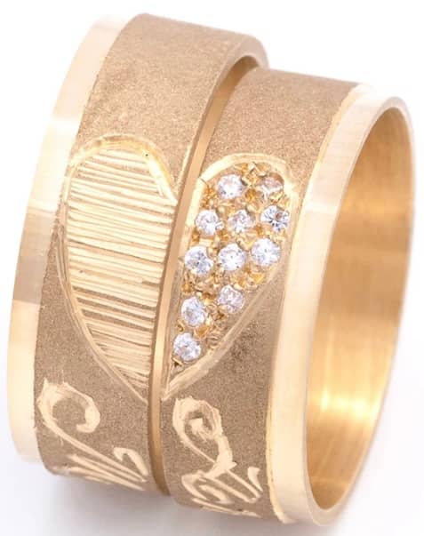 ALIANZA ORO 18K MOD: LOVE