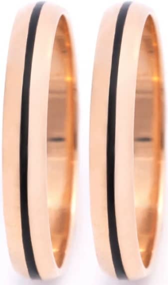 ALIANZAS ORO 18K MOD: Night 412
